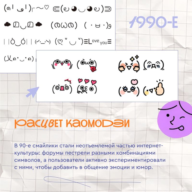 Эволюция простой скобки до анимированного стикера Эволюция простой скобки до анимированного стикера