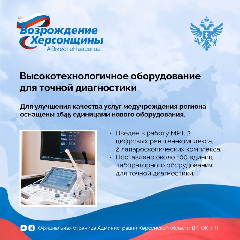 Три года в составе России: развитие здравоохранения Херсонской области Три года в составе России: развитие здравоохранения Херсонской области