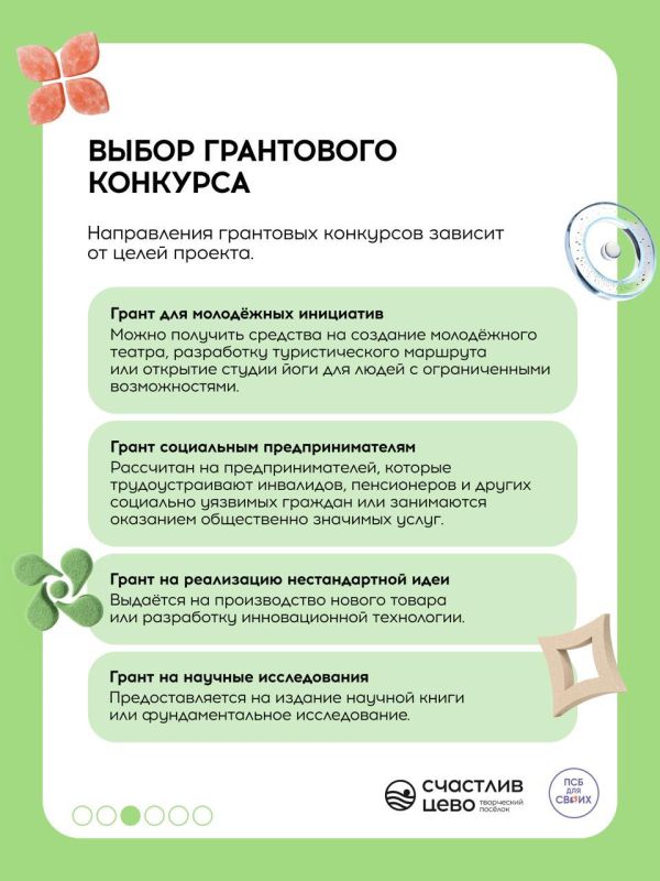 Мечтаете реализовать социальный или творческий проект? Грант — ваша возможность получить безвозмездное финансирование для воплощения идеи Мечтаете реализовать социальный или творческий проект? Грант — ваша возможность получить безвозмездное финансирование для воплощения идеи