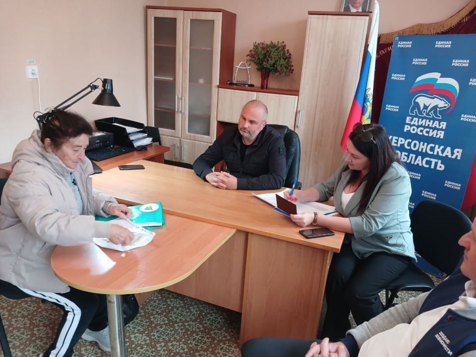 Прием граждан «Единой Россией» в селе Федоровка Прием граждан «Единой Россией» в селе Федоровка