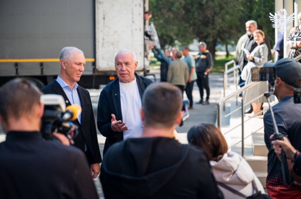 Сергей Гармаш с гуманитарной миссией посетил Херсонскую область