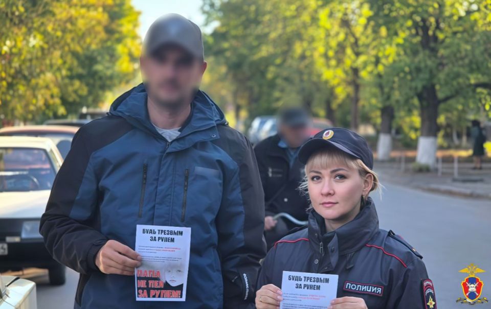 В Херсонской области сотрудники Госавтоинспекции провели профилактическую акцию в Чаплынском муниципальном округе