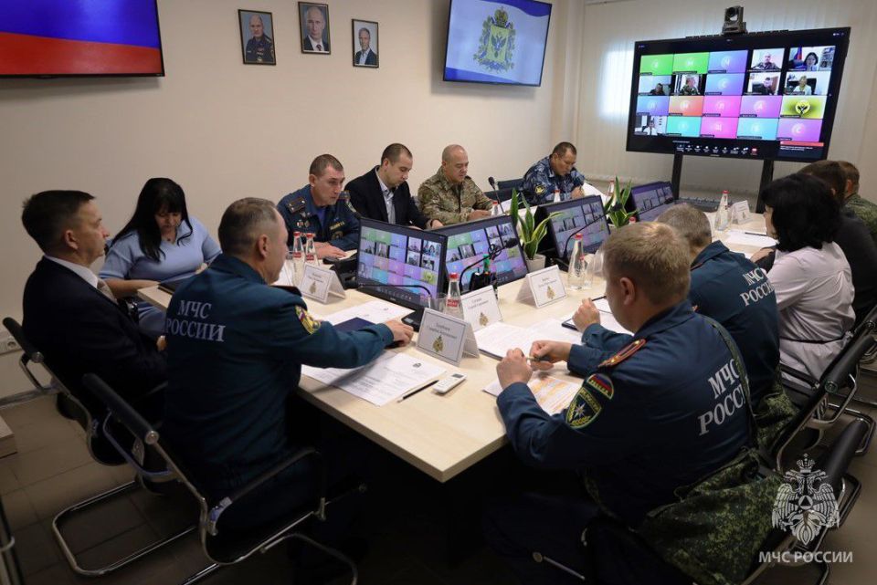 В Главном управлении МЧС России по Херсонской области состоялось заседание КЧС и ОПБ
