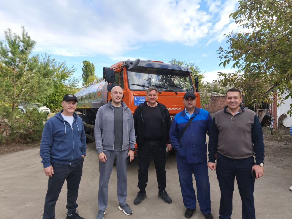 Рязанская область передала ГУП ХО «ОБЛВОДОКАНАЛ» новую автоцистерну-водовозку