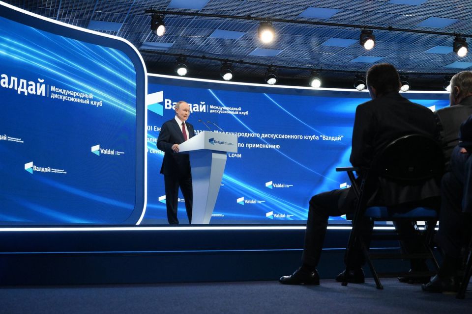 Энвер Абдураимов: Путин на «Валдае»: готовыми нужно быть к чему угодно