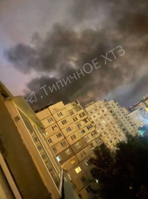 Харьков. Снова ТЕЦ. Со слов местных, было больше 20 прилетов