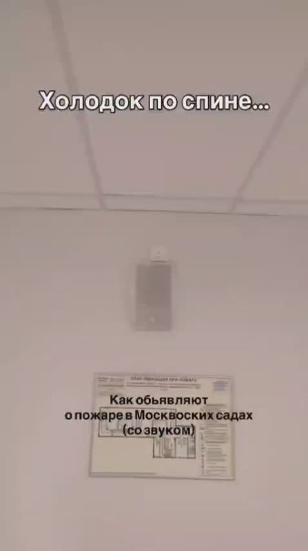 Жуткий сигнал пожарной тревоги используют в московском детском саду