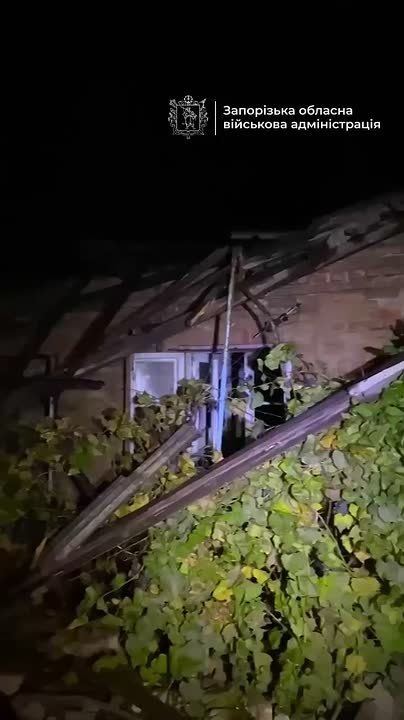 По Запорожью было нанесено по меньшей мере семь ударов БПЛА
