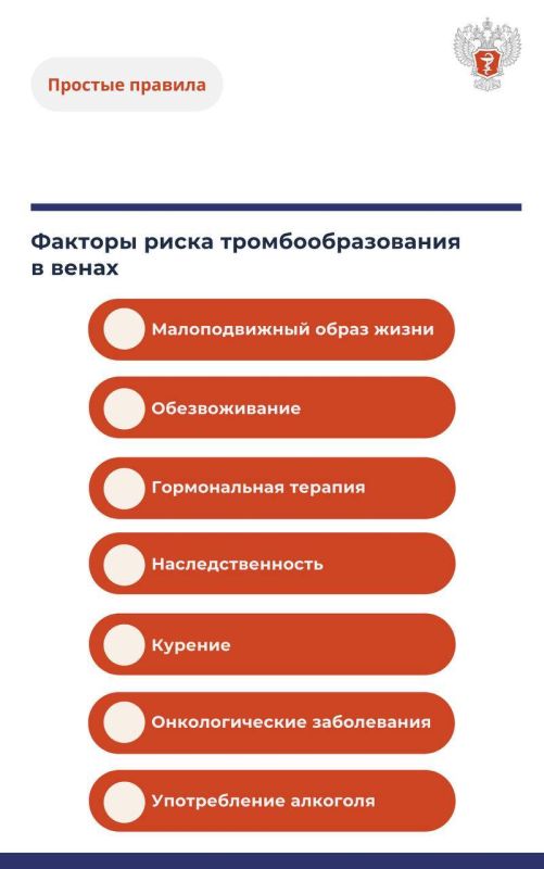 #ПростыеПравила: Откуда берутся тромбы и как снизить риски? #ПростыеПравила: Откуда берутся тромбы и как снизить риски?