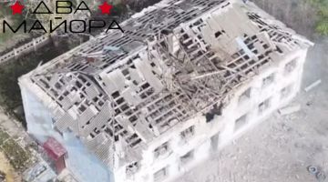 Херсонская область. Отряд Смуглянки и ВКС России уничтожает пункт противника в н.п. Львово Два майора