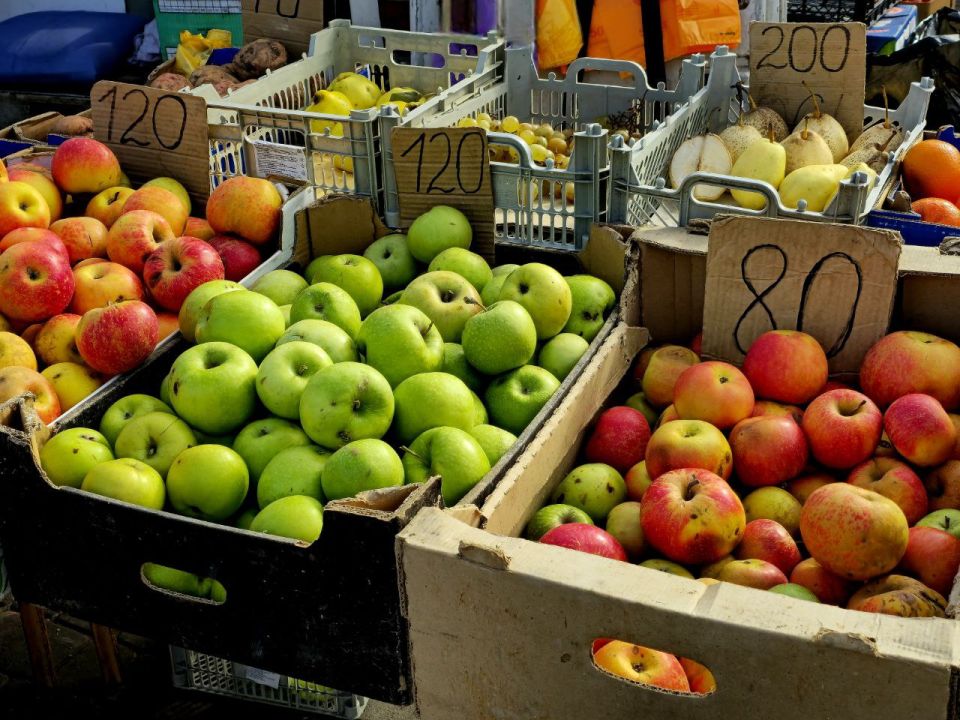 Цены на плодоовощную продукцию остаются стабильные