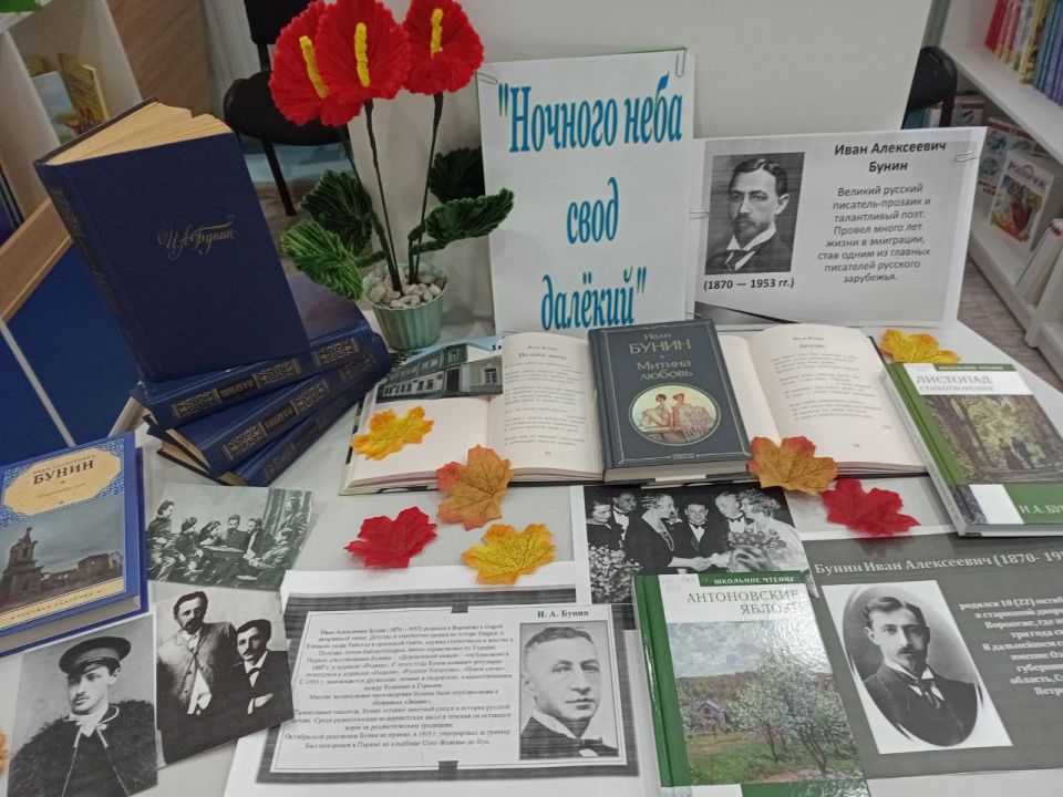 Наследие Бунина: Юбилейные выставки открылись в библиотеках Генического округа Наследие Бунина: Юбилейные выставки открылись в библиотеках Генического округа