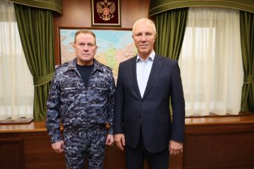 Владимир Сальдо провел встречу с директором ФСИН России, генералом внутренней службы Аркадием Гостевым