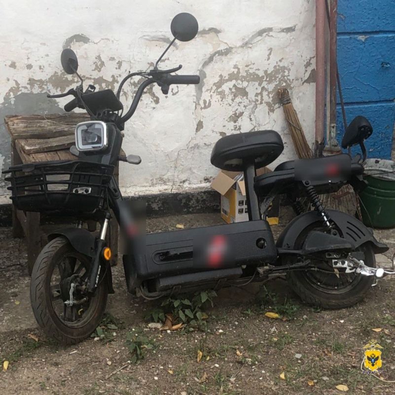 В Нижнесерогозском округе полицейские задержали подозреваемую в краже электровелосипеда