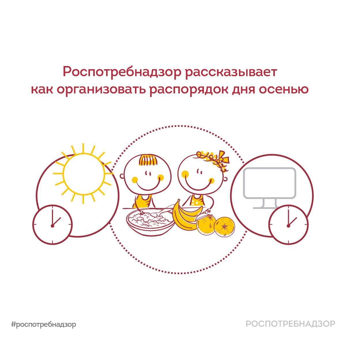 Как организовать распорядок дня осенью?