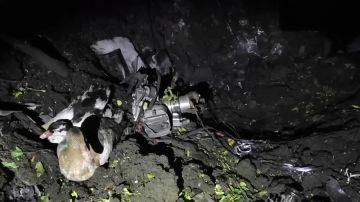 Последствия ночной атаки БПЛА в Луганске