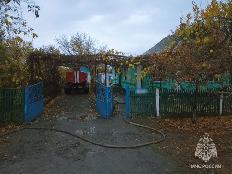 #ОперативкаМЧС84. На пожаре в Великолепетихском округе погибла женщина В селе Рубановка на улице Больничная произошло возгорание в комнате жилого дома