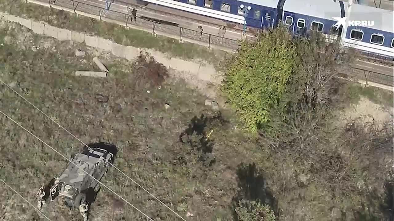 На железной дороге в Геническе провели антитеррористические учения