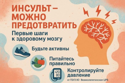 Инсульт – можно предотвратить! Первые шаги к здоровому мозгу