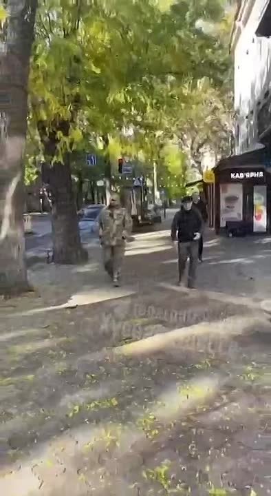 В Одессе местный парень запечатлел свой побег от военкомов