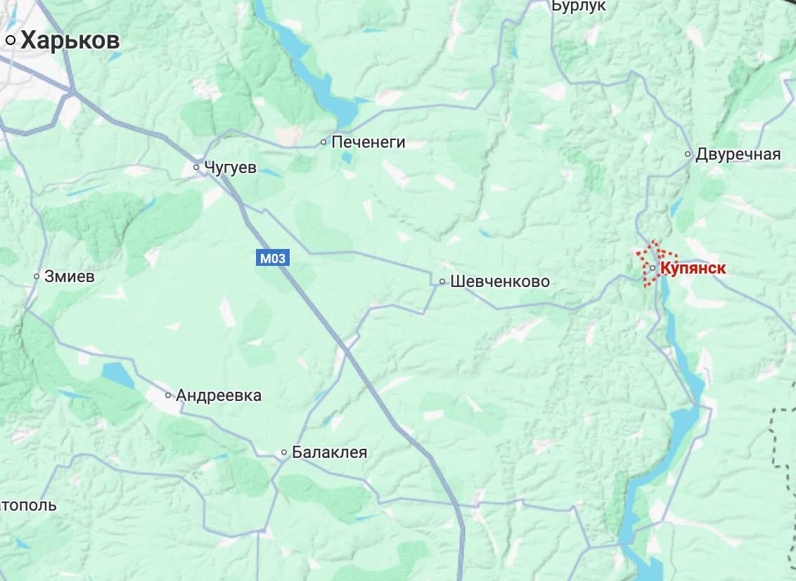 Купянск. По поступающим данным, в Купянске сохраняется крайне напряжённая ситуация