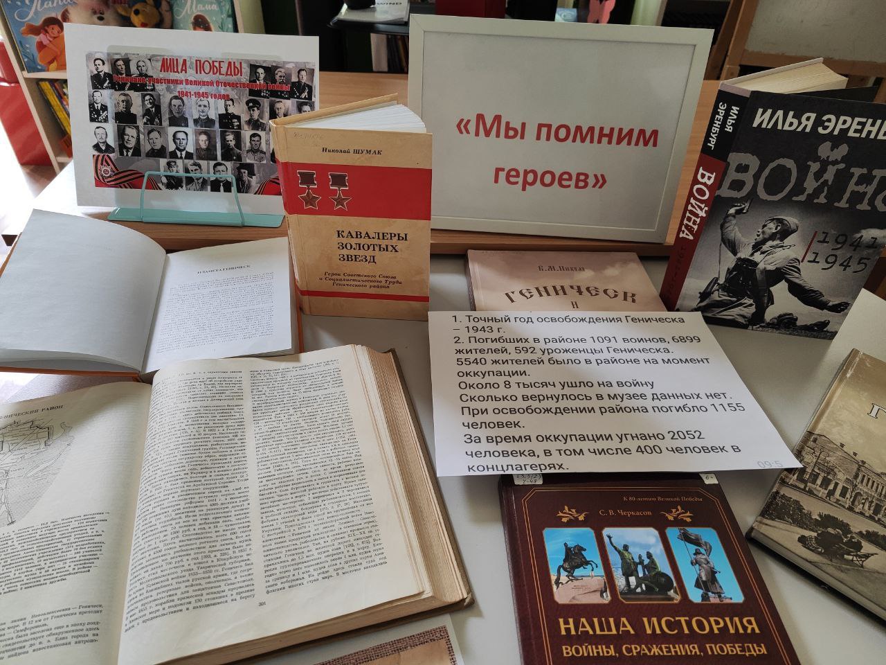 Память об освобождении Геническа: мероприятия в библиотеках округа Память об освобождении Геническа: мероприятия в библиотеках округа