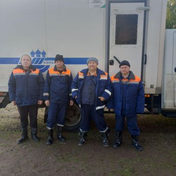 В Чаплинку прибыла новая бригада водоканала города Рязани