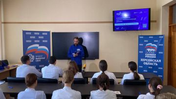 Студенты-медики Херсонщины проверили свои силы в Научно-технологическом диктанте от «Единой России»