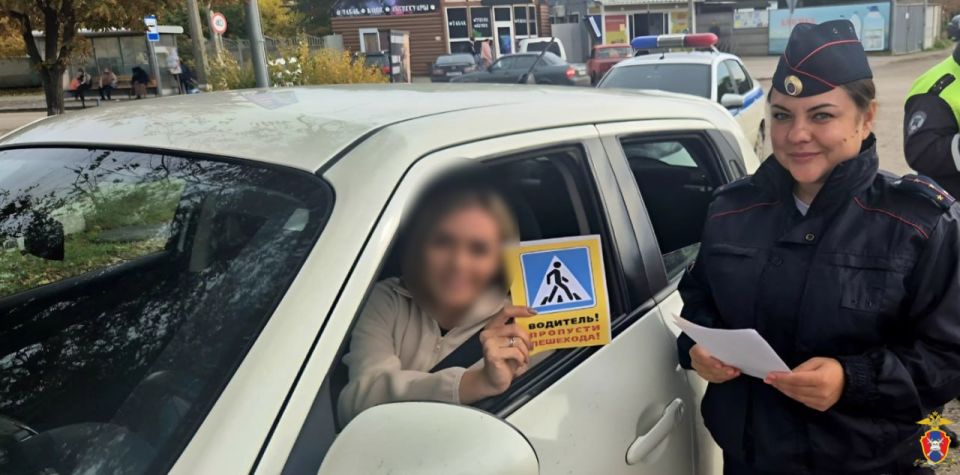 В Геническом округе Херсонской области сотрудники Госавтоинспекции провели профилактический рейд "Пешеход"