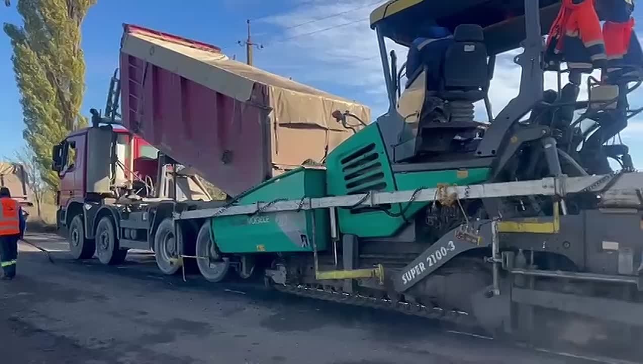 Ремонт дороги между Новософиевкой и Петровкой начался раньше срока