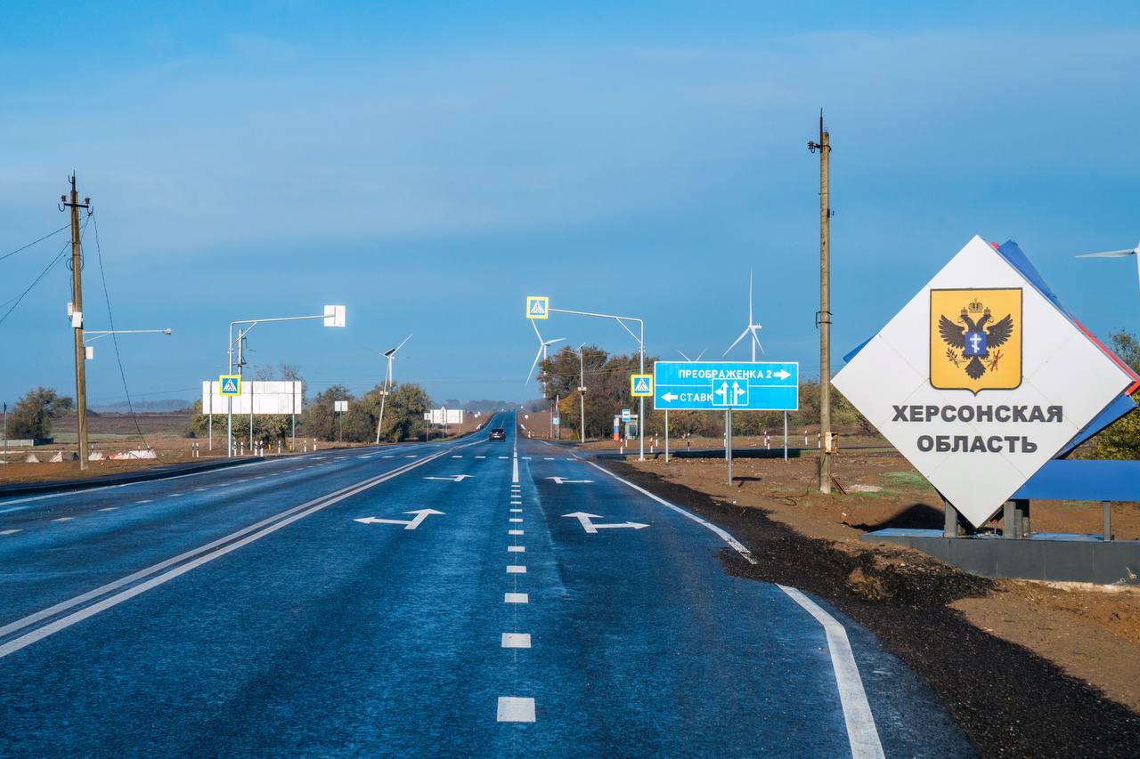 Марат Хуснуллин: Завершили капремонт 20-километрового участка трассы «Херсон – Джанкой – Феодосия – Керчь»