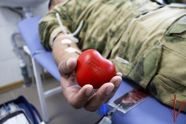 Донорскую Акцию "От сердца к сердцу" поддержали сотрудники СОБР "Лидер" и вневедомственной охраны из Херсонской области