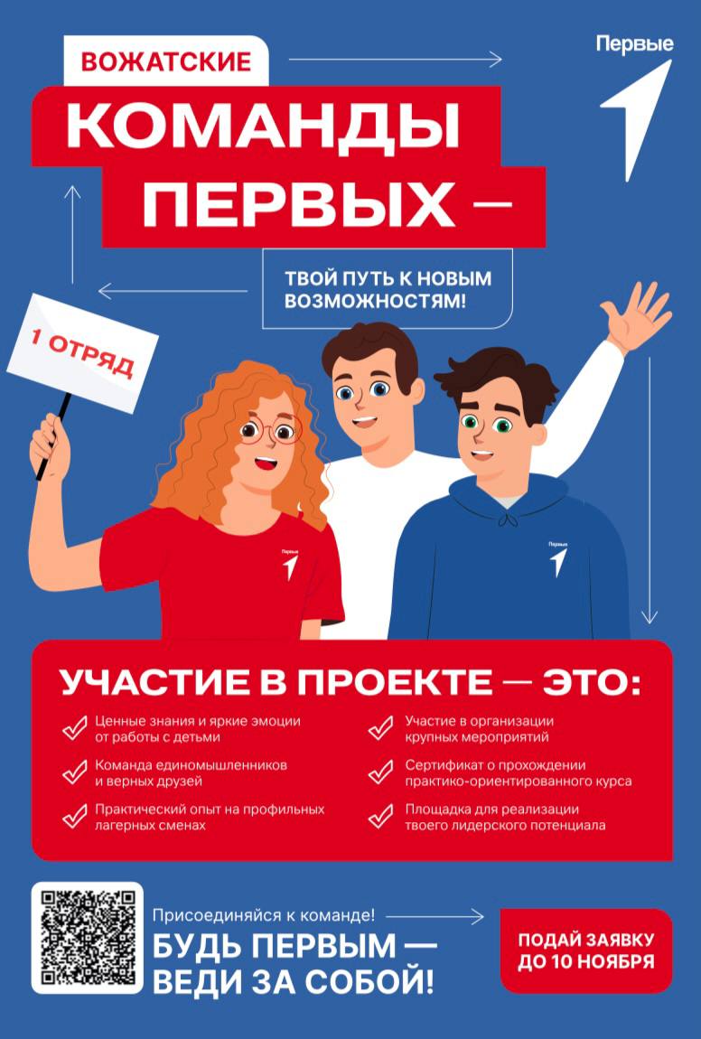Старт проекта «Вожатские команды Первых»