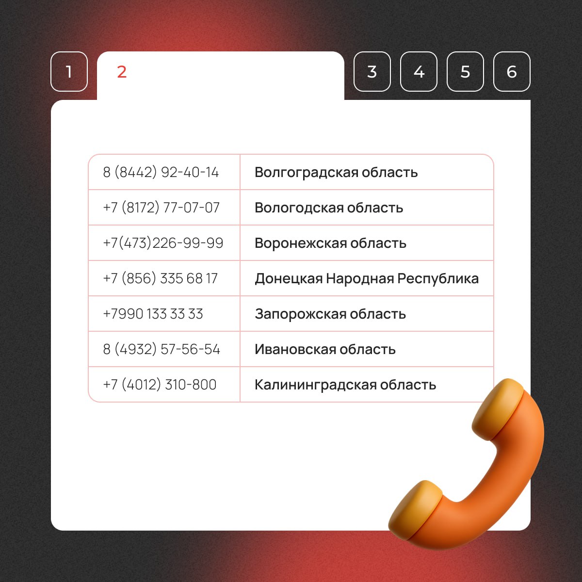 Номера горячих линий МФЦ российских регионов для переоформления недвижимости в Херсонской области Номера горячих линий МФЦ российских регионов для переоформления недвижимости в Херсонской области