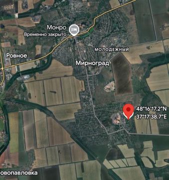 Группа украинских военнослужащих попадает в засаду бойцов ВС РФ на окраине Мирнограда