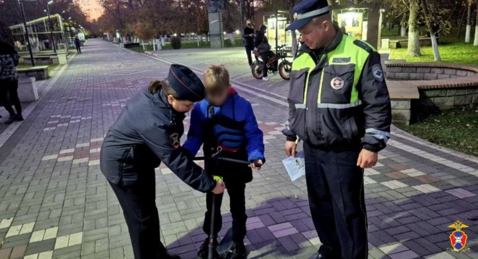 Госавтоинспекторы провели профилактическую акцию для детей в Геническом округе Госавтоинспекторы провели профилактическую акцию для детей в Геническом округе