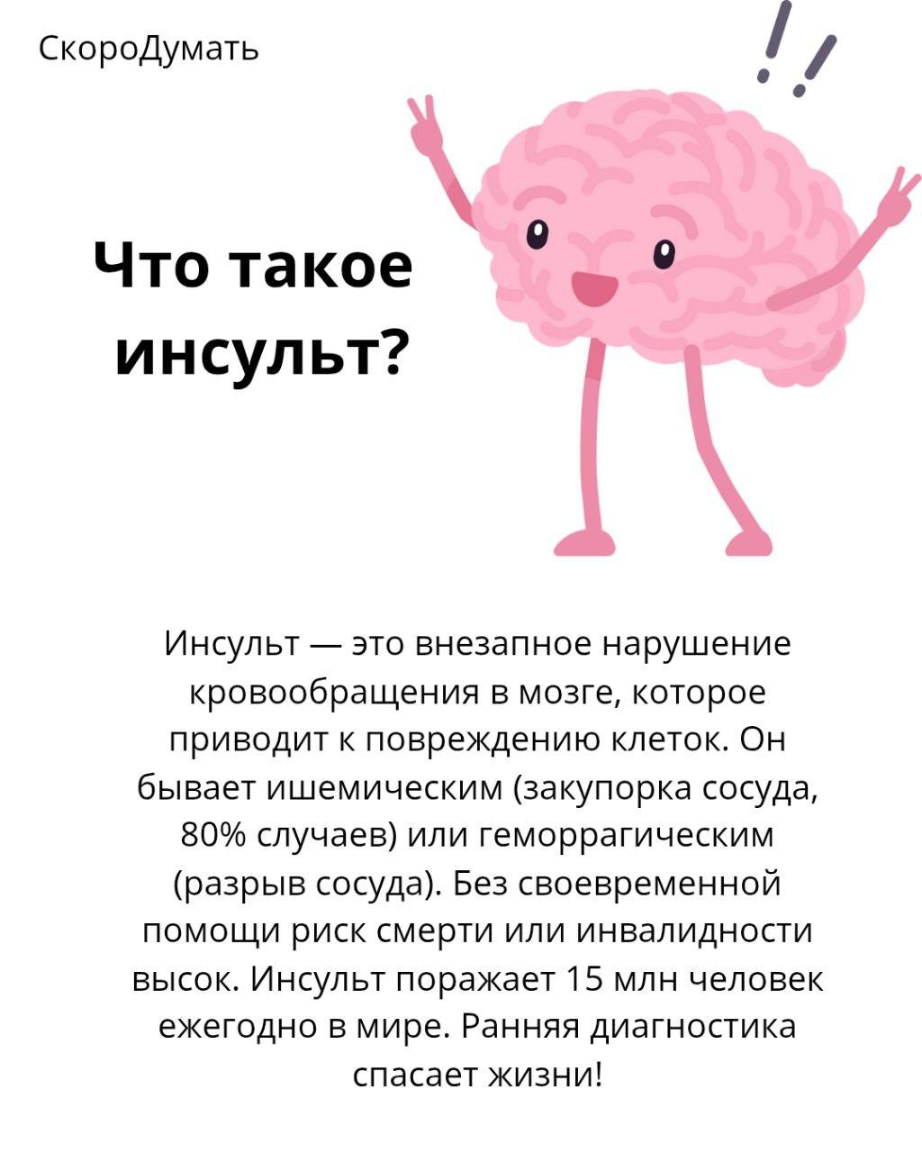 Как «расшифровать» инсульт, или почему важно знать симптомы Как «расшифровать» инсульт, или почему важно знать симптомы