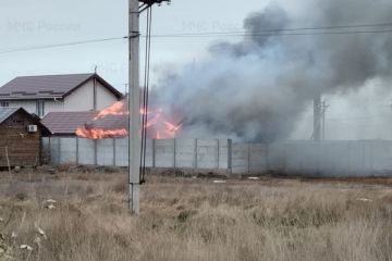 В Херсонской области спасатели ликвидировали пожар и последствия аварии