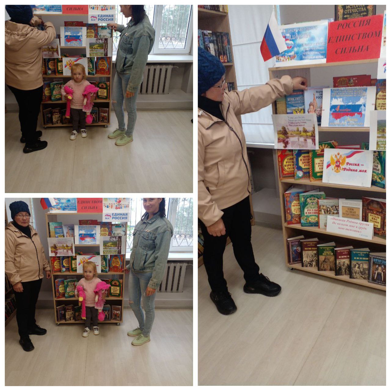 Чаплинская центральная библиотеке представила книжно-иллюстративную выставку "Россия единством сильна"