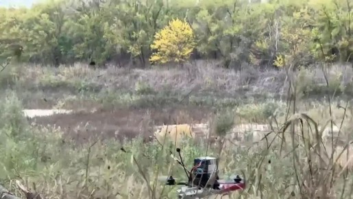 Военнослужащие 215-го отдельного гвардейского разведывательного батальона Ивановского гвардейского соединения ВДВ с помощью FPV-дрона уничтожили пункт временной дислокации ВФУ на правобережье Днепра в Херсонской области