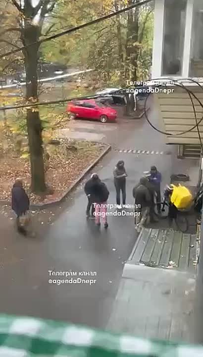 Принудительная мобилизация доставщика в Днепре