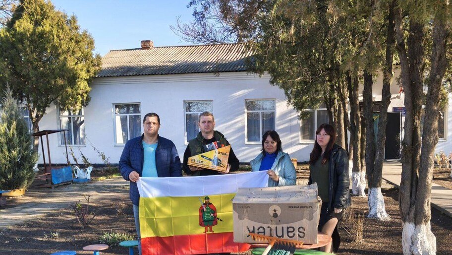 Представители Рязанской области привезли помощь в Рубановский детский сад