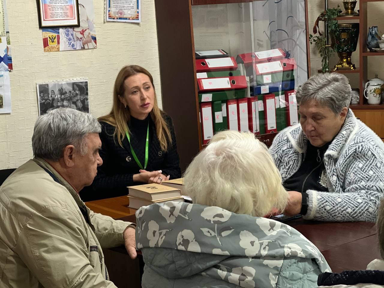 Председатель Избирательной комиссии Херсонской области встретилась с ветеранами труда
