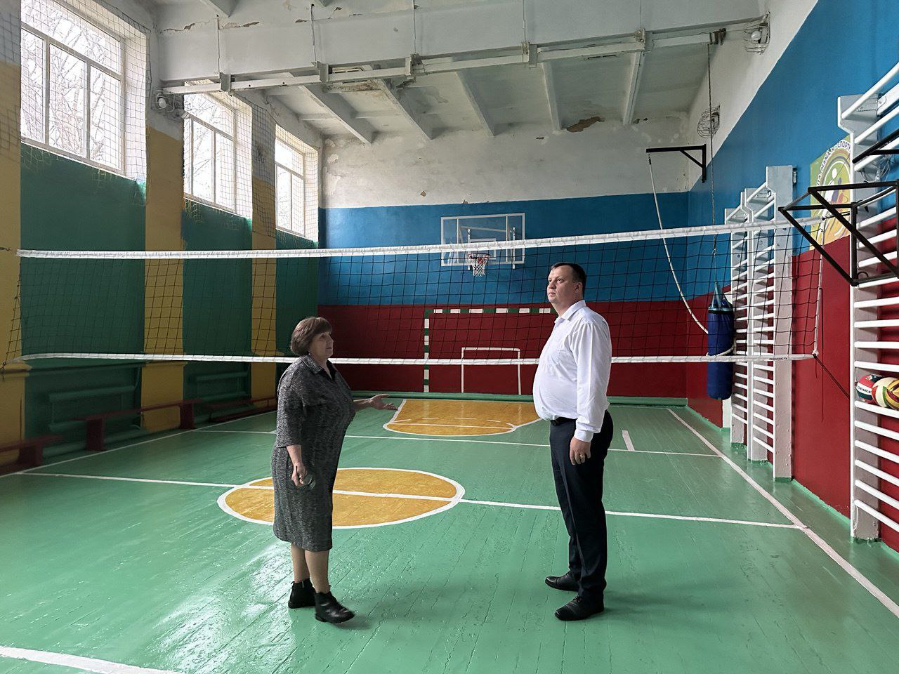 Рабочий выезд в Мирненскую школу Каланчакского района