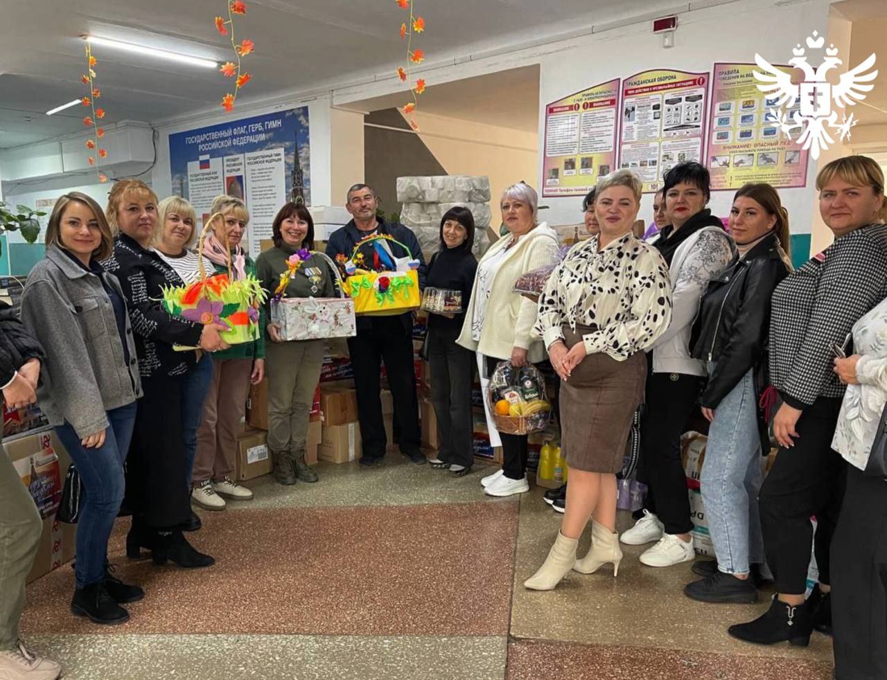 Волонтеры из Новороссийска доставили гуманитарную помощь в Алешкинский округ