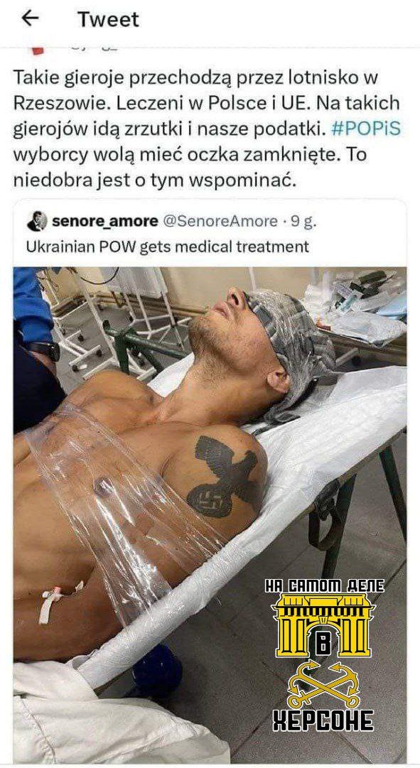 В польских соцсетях разгорелся скандал из-за боевика ВСУ со свастикой!