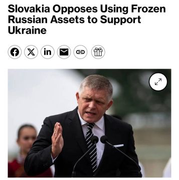 Словацкий премьер Роберт Фицо заявил, что не согласится на использование российских активов для поддержки Украины, — Bloomberg