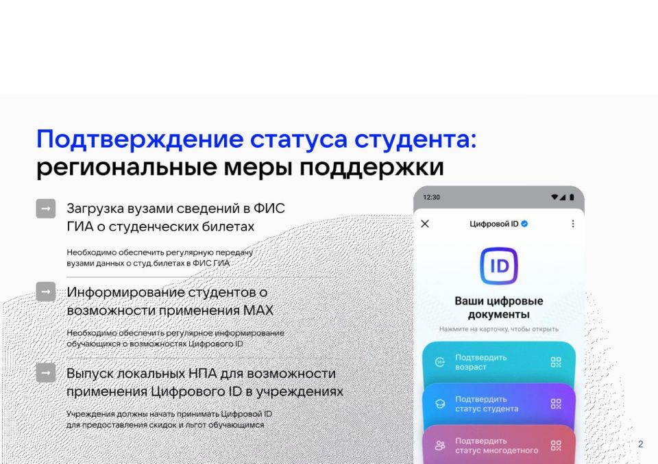 О сервисе Цифровой ID в MAX О сервисе Цифровой ID в MAX