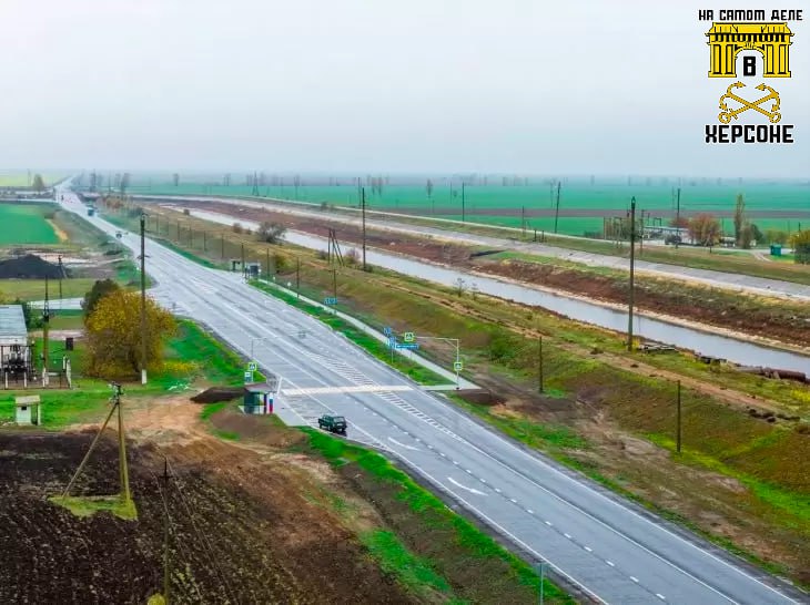 Дорога жизни. В Херсонской области завершён масштабный ремонт 35-километрового участка трассы Новая Каховка — Геническ