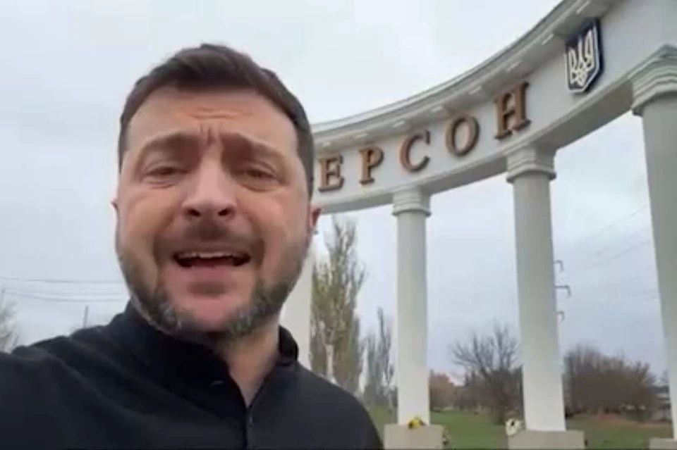 Зеленский попрощался с Херсоном